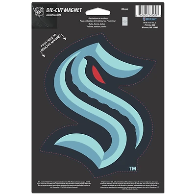 WinCraft Seattle Kraken 6'' x 9'' Team Logo Magnet