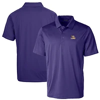 Men's Cutter & Buck Purple LSU Tigers Big & Tall Prospect Textured Stretch Polo