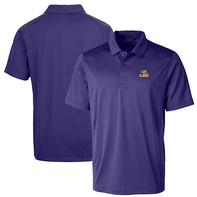 Men's Cutter & Buck Purple LSU Tigers Big & Tall Prospect Textured Stretch Polo