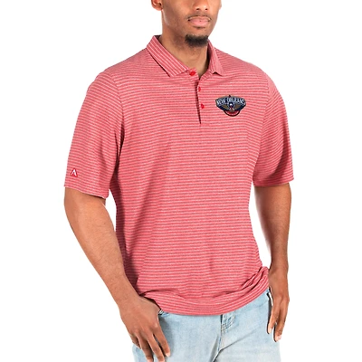 Men's Antigua Red New Orleans Pelicans Big & Tall Esteem Polo