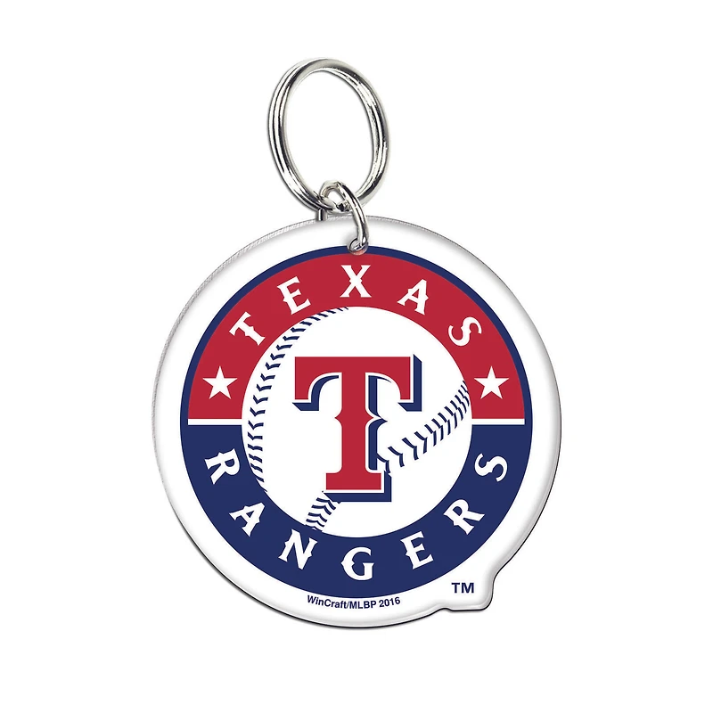 WinCraft Texas Rangers Premium Acrylic Team Key Ring