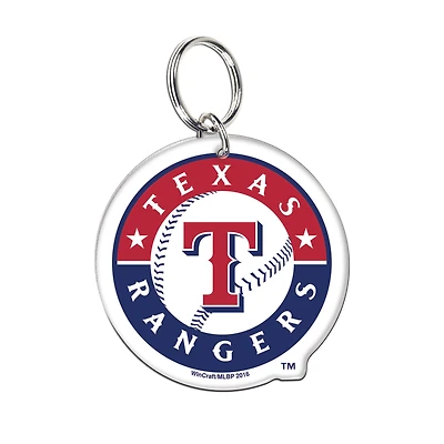 WinCraft Texas Rangers Premium Acrylic Team Key Ring