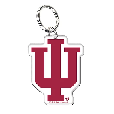 WinCraft Indiana Hoosiers Premium Acrylic Team Key Ring