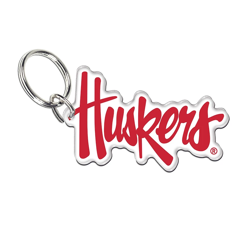 WinCraft Nebraska Huskers Premium Acrylic Team Key Ring