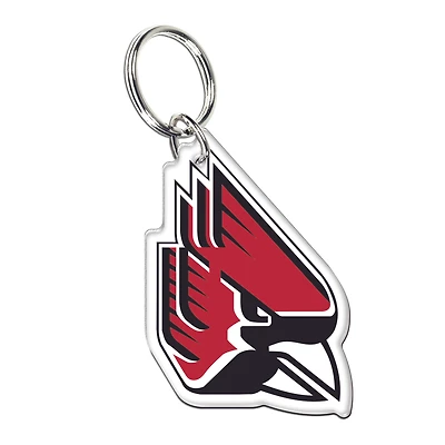 WinCraft Ball State Cardinals Premium Acrylic Team Key Ring