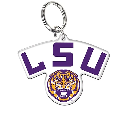 WinCraft LSU Tigers Premium Acrylic Team Logo Key Ring
