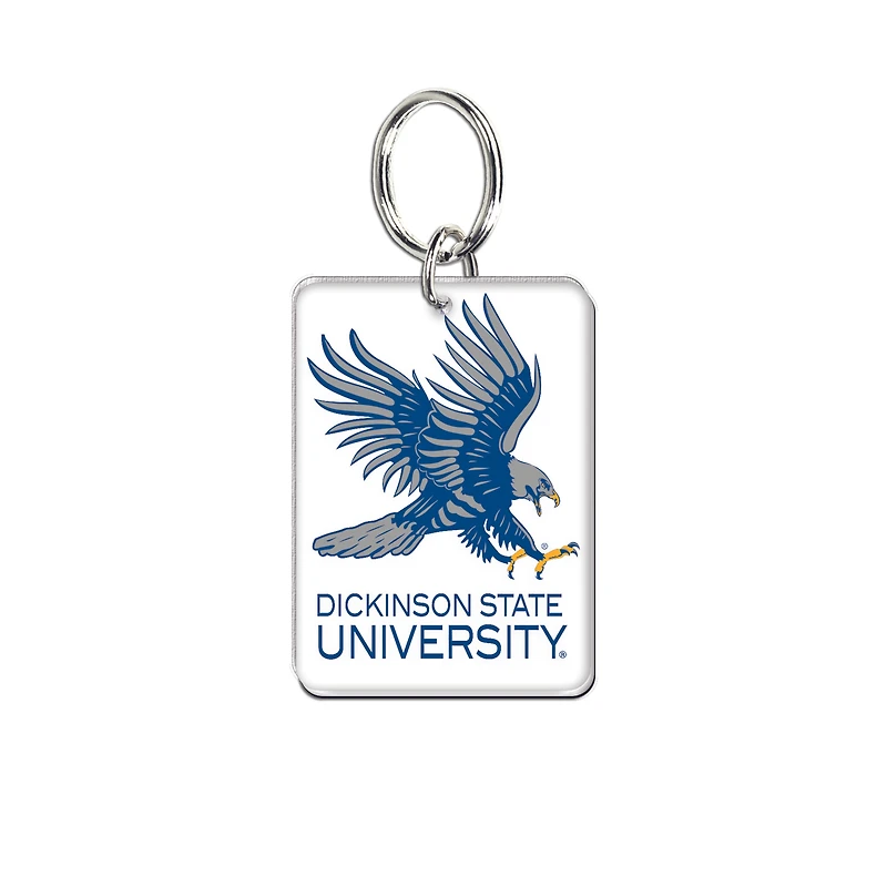 WinCraft Dickinson State Blue Hawks Premium Acrylic Team Key Ring