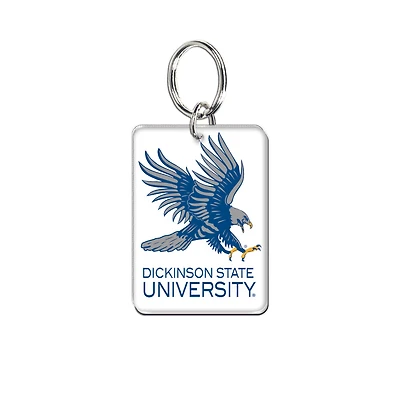 WinCraft Dickinson State Blue Hawks Premium Acrylic Team Key Ring