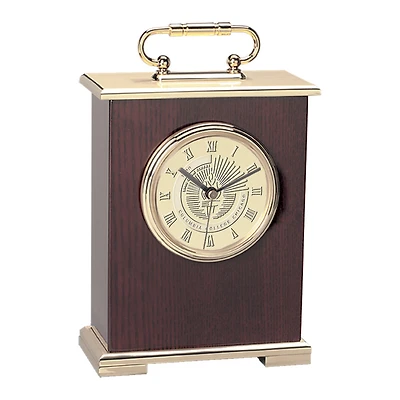 Gold Columbia Renegades Carriage Clock