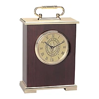 Gold Rhode Island Anchormen Carriage Clock