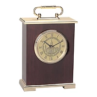 Gold Westfield State Owls Carriage Clock