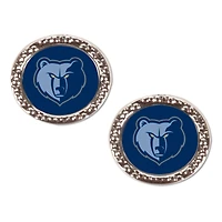 Memphis Grizzlies WinCraft Oval Post Earrings