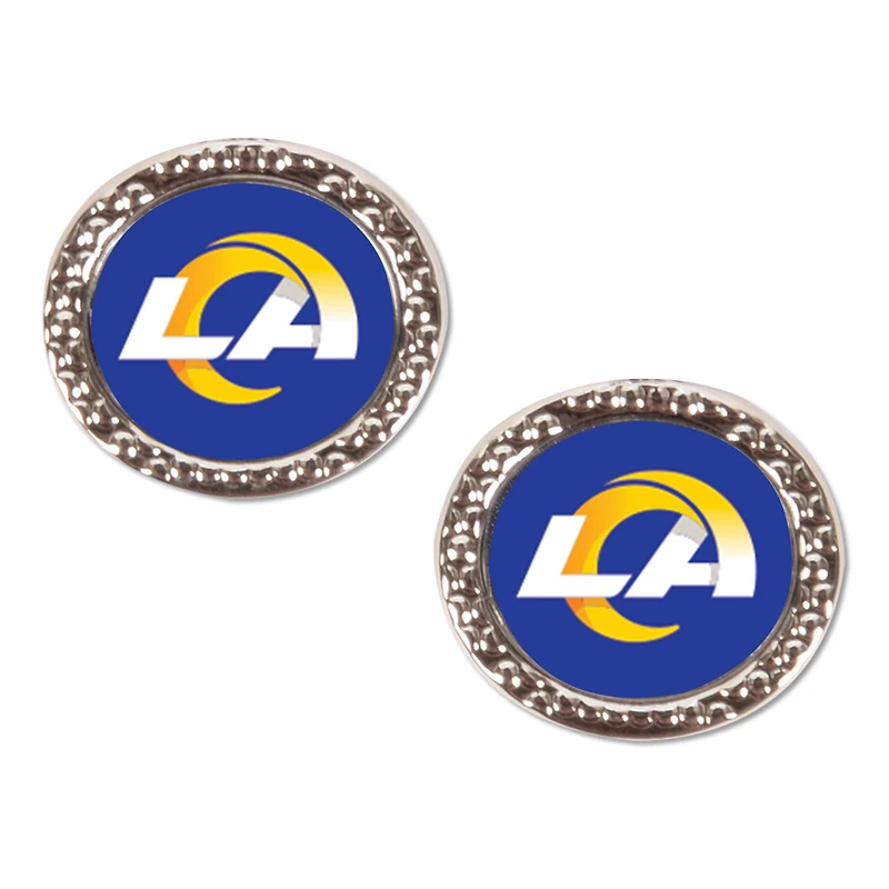 WinCraft Los Angeles Rams Round Team Post Earring