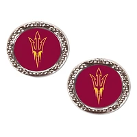 WinCraft Arizona State Sun Devils Round Team Post Earring