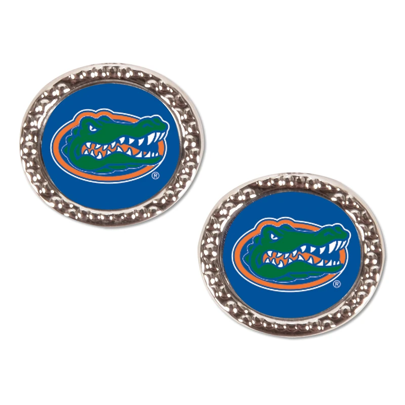 WinCraft Florida Gators Round Team Post Earring