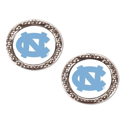 WinCraft North Carolina Tar Heels Round Team Post Earring
