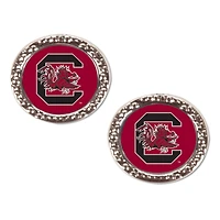 WinCraft South Carolina Gamecocks Round Team Post Earring