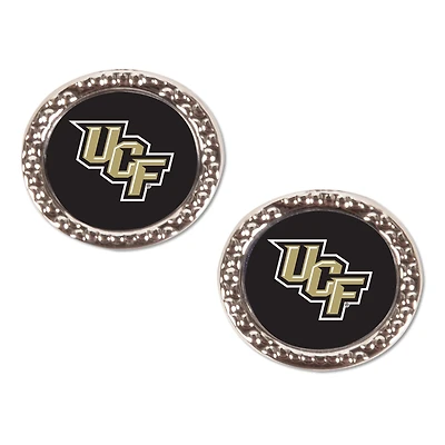 WinCraft UCF Knights Round Team Post Earring
