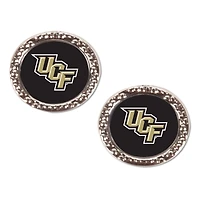 WinCraft UCF Knights Round Team Post Earring