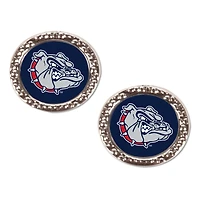 WinCraft Gonzaga Bulldogs Round Team Post Earring