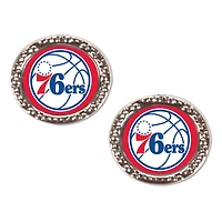 WinCraft Philadelphia 76ers Round Team Post Earring
