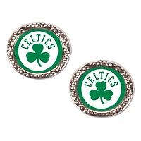 WinCraft Boston Celtics Round Team Post Earring
