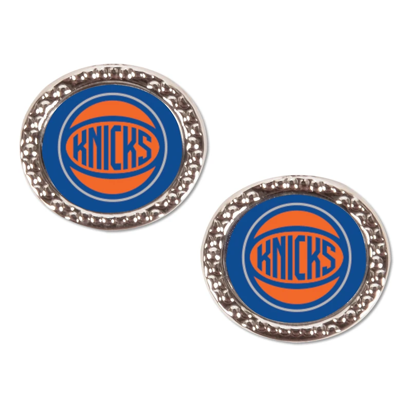 WinCraft New York Knicks Round Team Post Earring