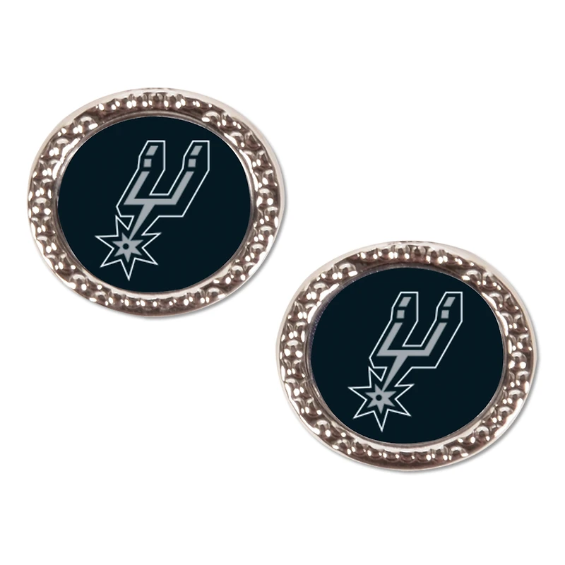 WinCraft San Antonio Spurs Round Team Post Earring