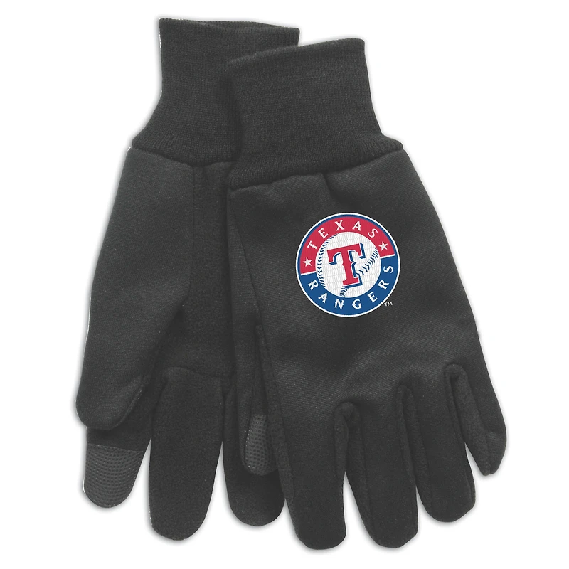 WinCraft Texas Rangers Team Logo Technology Gloves