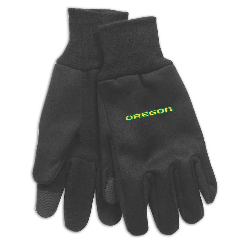 WinCraft Oregon Ducks Team Logo Technology Gloves