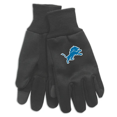 WinCraft Detroit Lions Team Logo Technology Gloves
