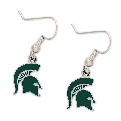 WinCraft Michigan State Spartans Logo Dangle Earrings