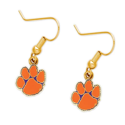 WinCraft Clemson Tigers Logo Dangle Earrings