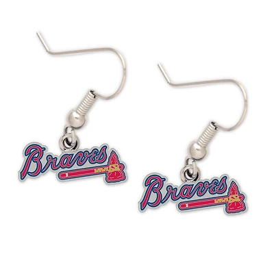 WinCraft Atlanta Braves Logo Dangle Earrings