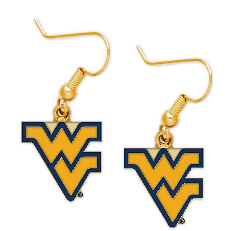 WinCraft West Virginia Mountaineers Logo Dangle Earrings