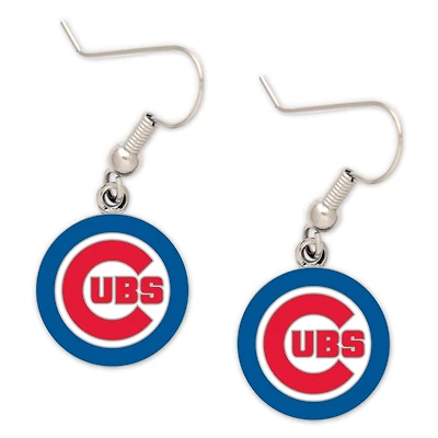 WinCraft Chicago Cubs Logo Dangle Earrings