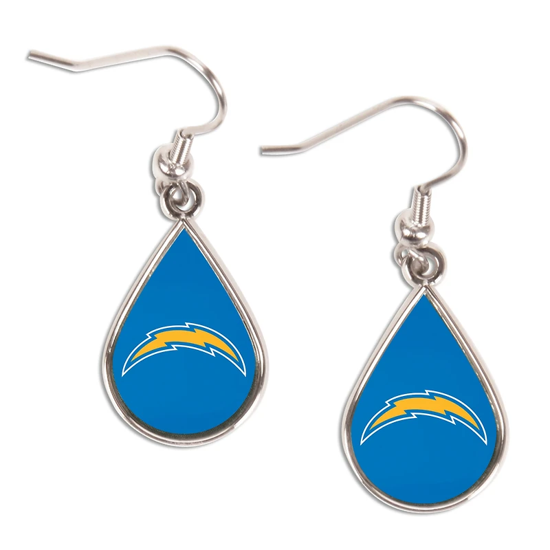 WinCraft Los Angeles Chargers Logo Teardrop Dangle Earrings