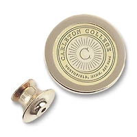 Gold Carleton Knights Logo Lapel Pin