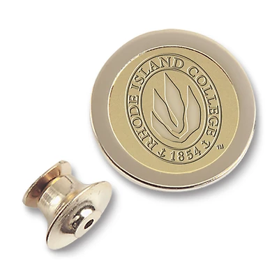 Gold Rhode Island Anchormen Logo Lapel Pin
