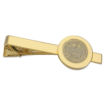 Gold Roger Williams University Logo Tie Bar