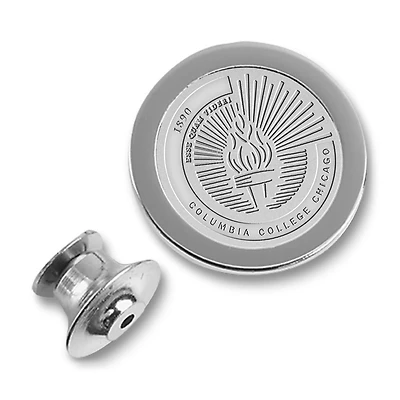 Silver Columbia Renegades Lapel Pin
