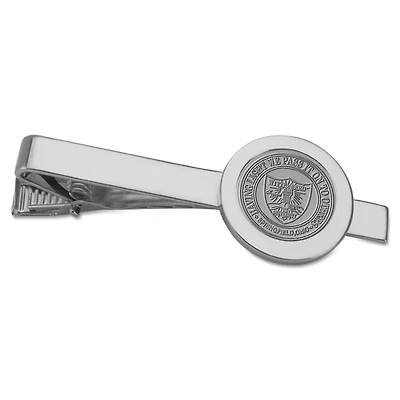 Silver Wittenberg University Tigers Logo Tie Bar