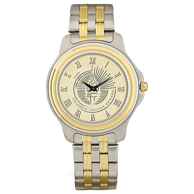 Men's Gold/Silver Columbia Renegades Two-Tone Medallion Wristwatch