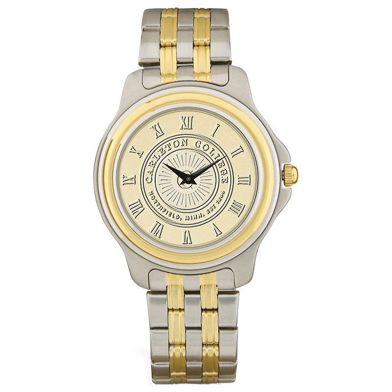 Men's Gold/Silver Carleton Knights Two-Tone Medallion Wristwatch