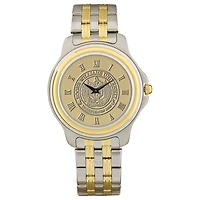 Men's Gold/Silver Roger Williams University Two-Tone Medallion Wristwatch
