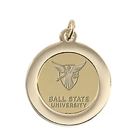 Gold Ball State Cardinals Team Pendant