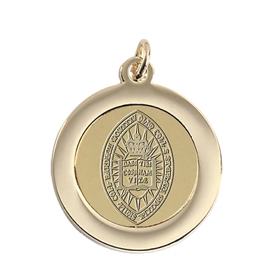 Gold Bard College Raptors Team Pendant