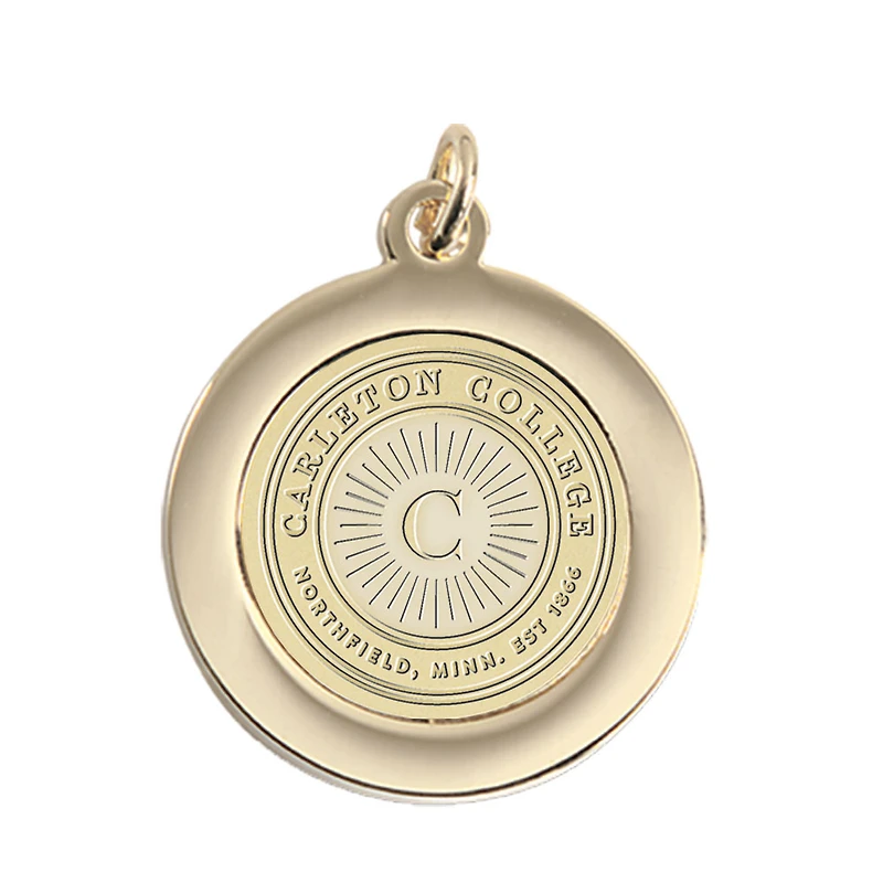 Gold Carleton Knights Team Pendant