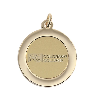 Gold Colorado College Tigers Team Pendant