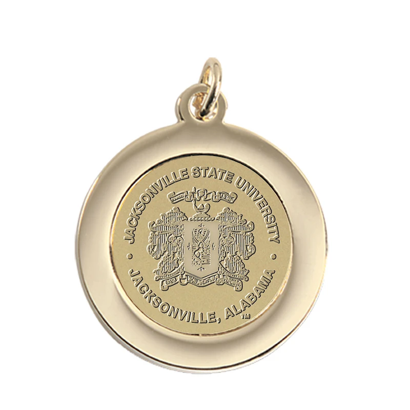 Gold Jacksonville State Gamecocks Team Pendant